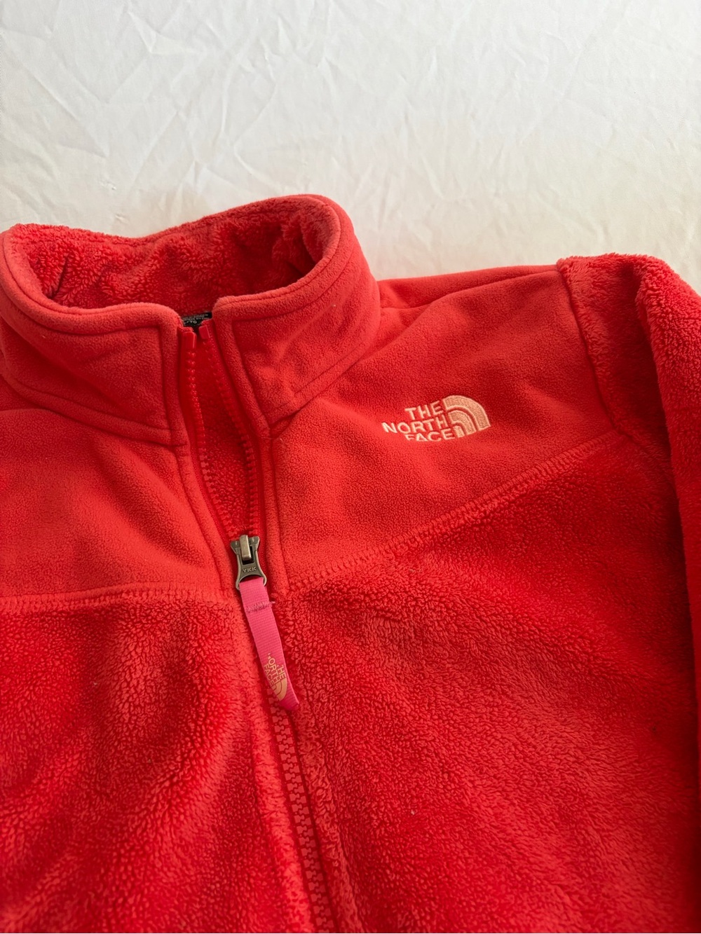 The North Face Girls XL Coral Full Zip Fleece Jacket Outdoor